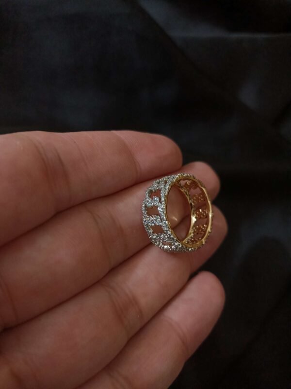 Diamond Cut Band Ring - Image 2