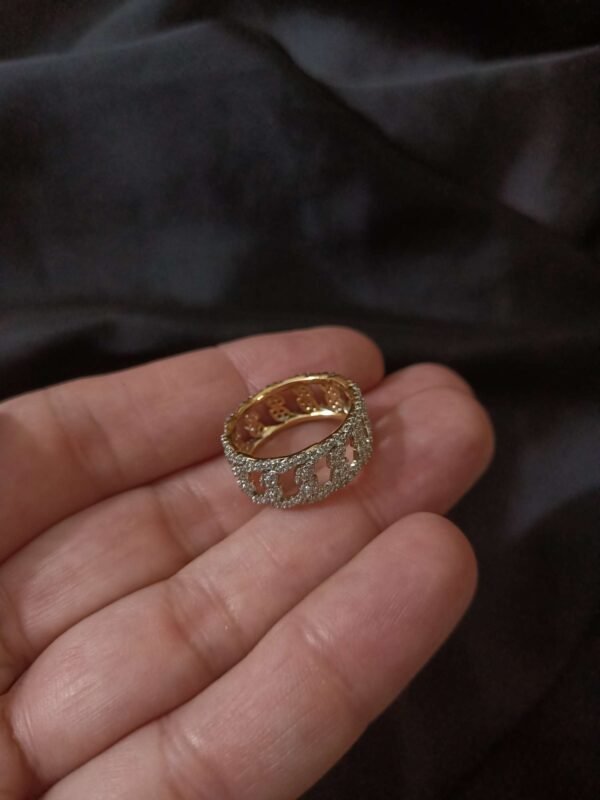 Diamond Cut Band Ring - Image 3