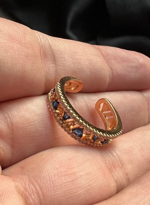 Daily Wear Sapphire Blue Ring - Image 3