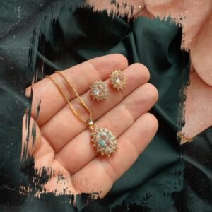 Diamond Cut White Stone Set