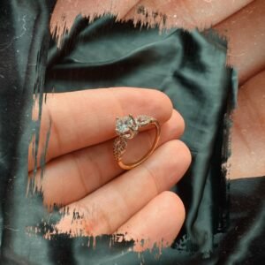 Xuping Delicate Double Tone Daily Wear Ring