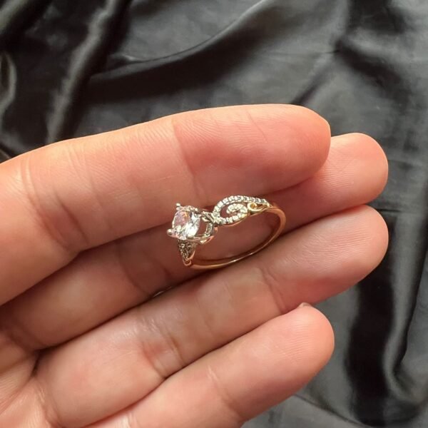 Xuping Delicate Double Tone Daily Wear Ring - Image 2