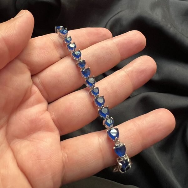 Sapphire Blue & Aqua Bracelet - Image 4