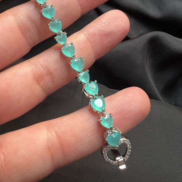 Sapphire Blue & Aqua Bracelet - Image 7