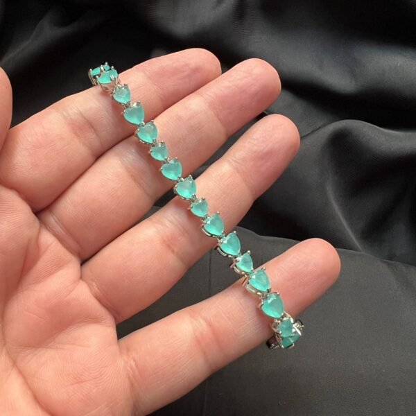 Sapphire Blue & Aqua Bracelet - Image 5