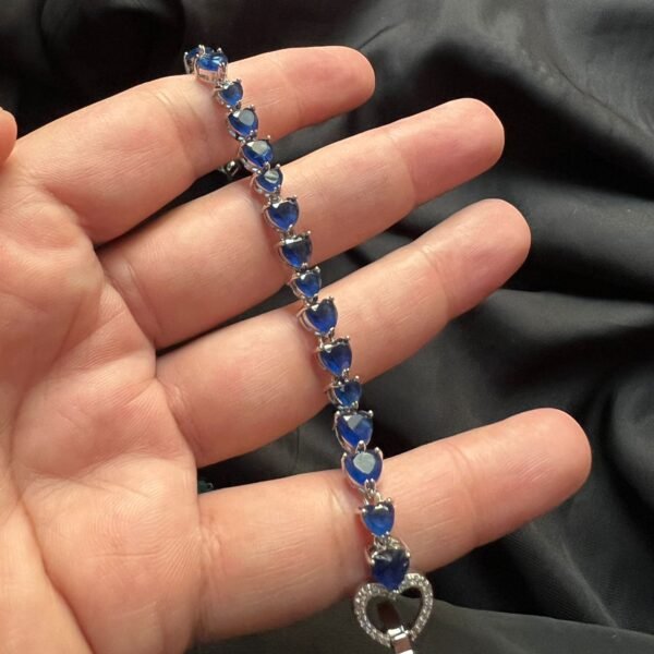 Sapphire Blue & Aqua Bracelet - Image 6