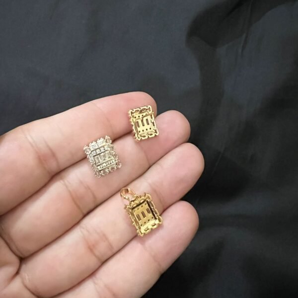 Xuping White Tapered Stone Set - Image 8