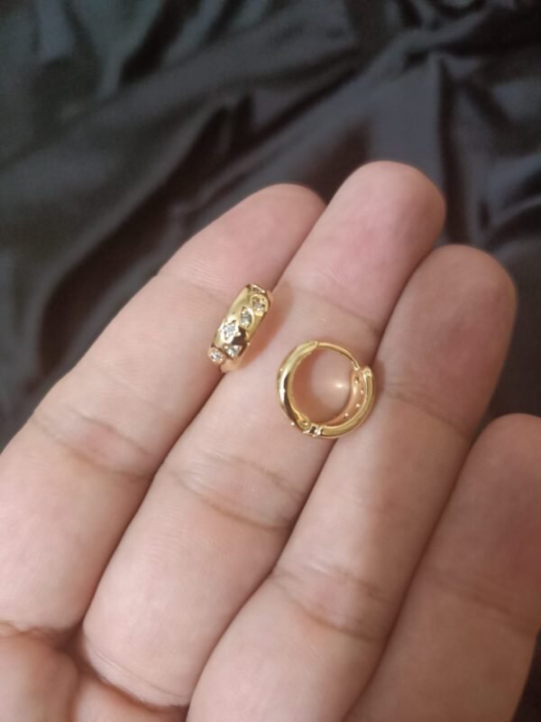 Xuping Mini Gold Look Bali With Zircon - Image 7
