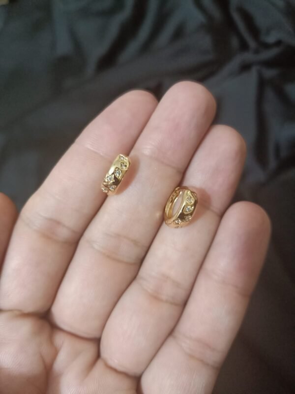 Xuping Mini Gold Look Bali With Zircon - Image 3