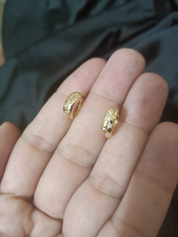 Xuping Mini Gold Look Bali With Zircon - Image 2