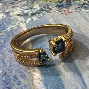 Gorgeous Sapphire Ring Adjustable