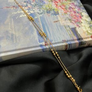 Double Gold Ball Bracelet