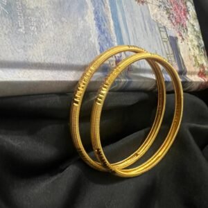 Gold Look Bangles (PAIR SIZE DHAI 2.8)