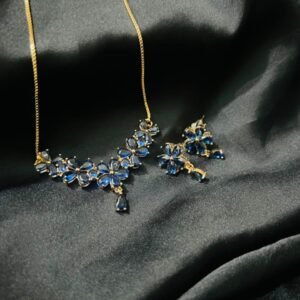 Sapphire Blue Floral Set