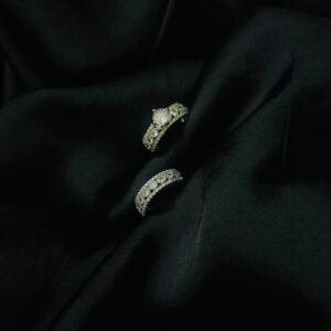 Gorgeous Double Ring Size(16,17,18)